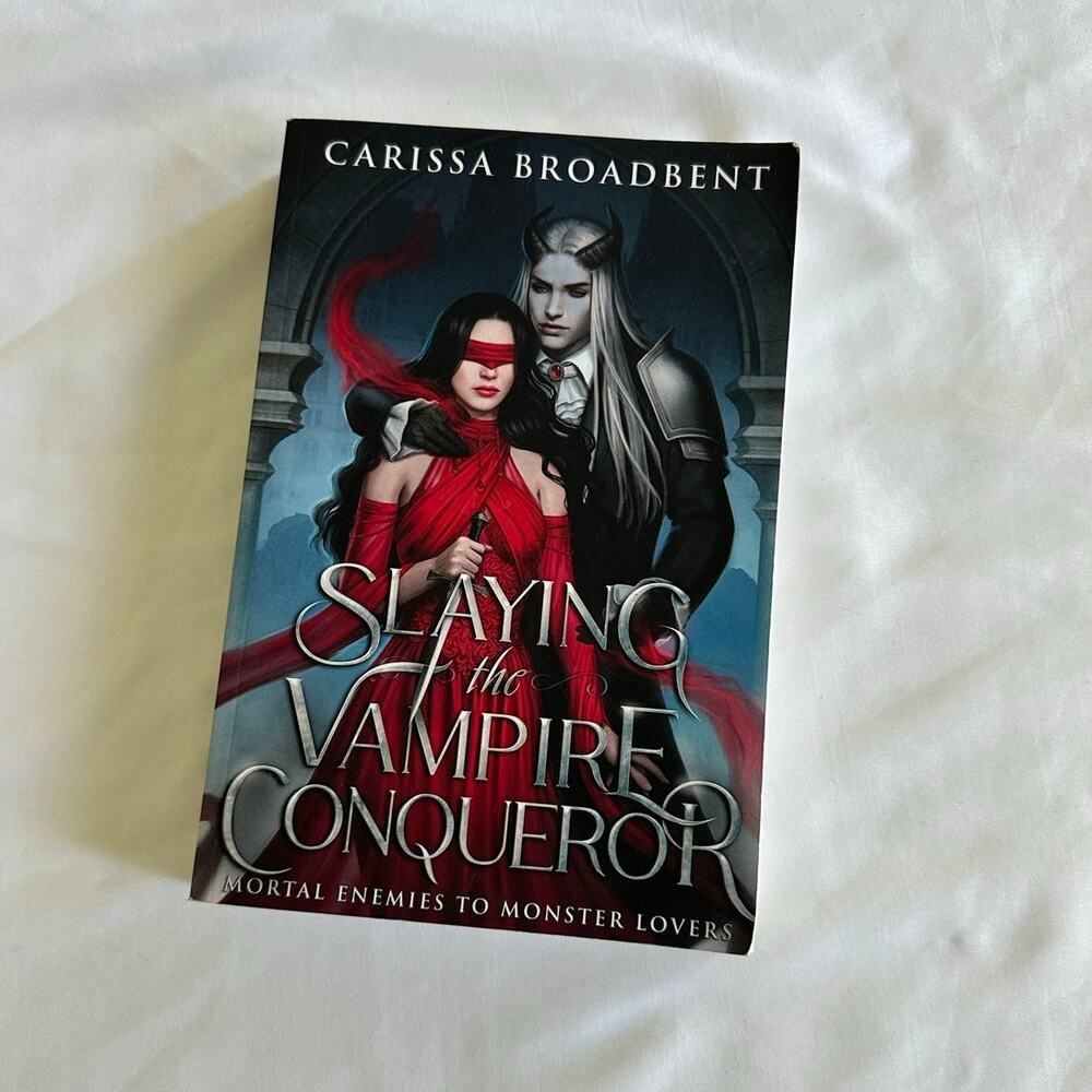 Slaying the Vampire Conqueror Carissa Broadbent OOP Original Paperback Romantasy